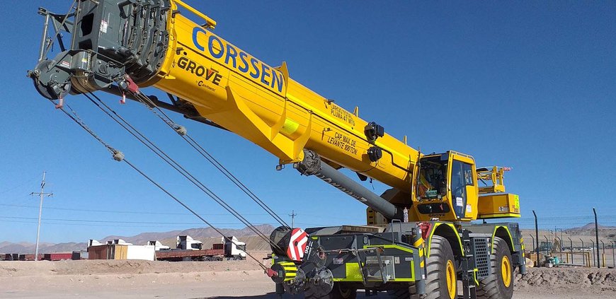 Chilean company Corssen relies exclusively on Grove for challenging high-elevation jobs